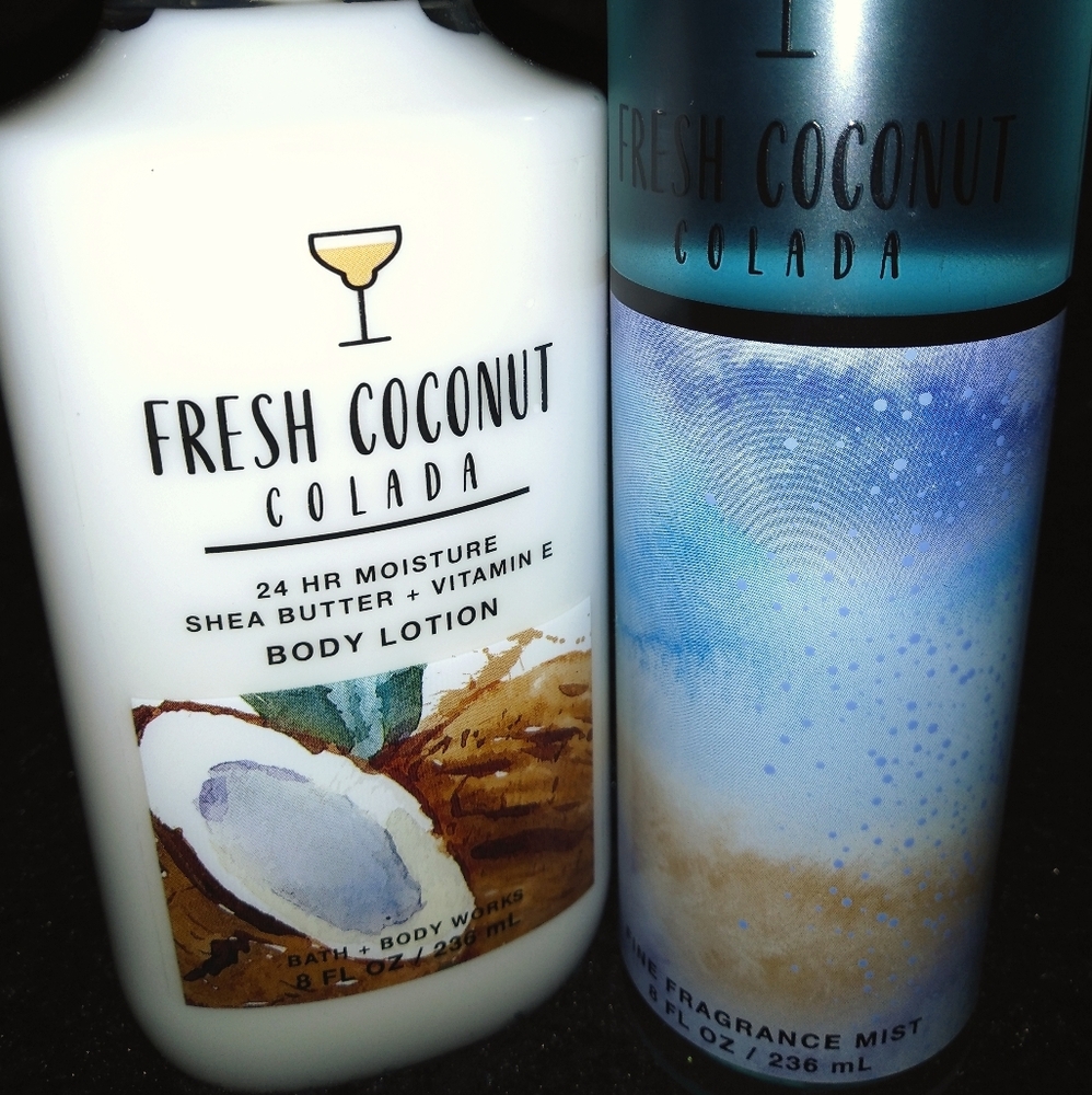 Fresh Coconut Colada Set 🥥